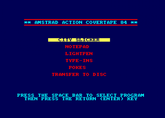 Amstrad Action Issue 084 Screenshot