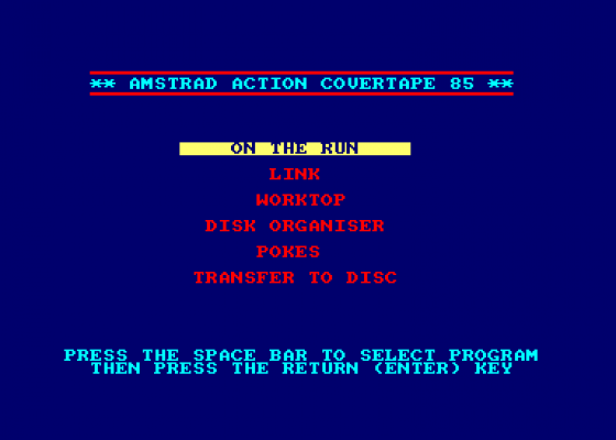 Amstrad Action Issue 085 Screenshot