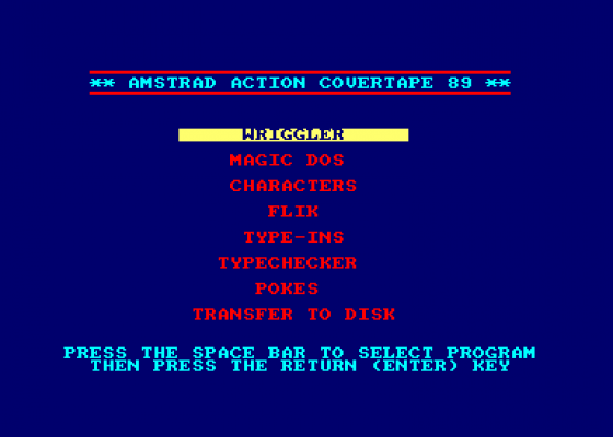 Amstrad Action Issue 089 Screenshot