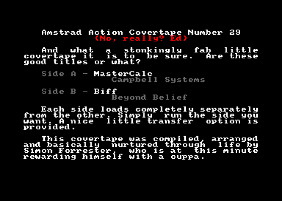 Amstrad Action Issue 095 Screenshot