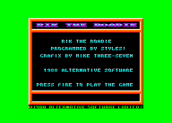 Amstrad Action Issue 097 Screenshot 1 (Amstrad CPC464)