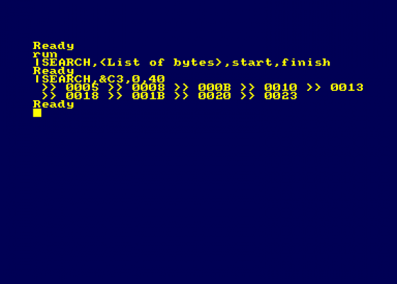 Byte Search Screenshot