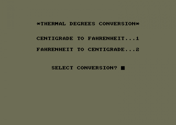 Degrees Conversion