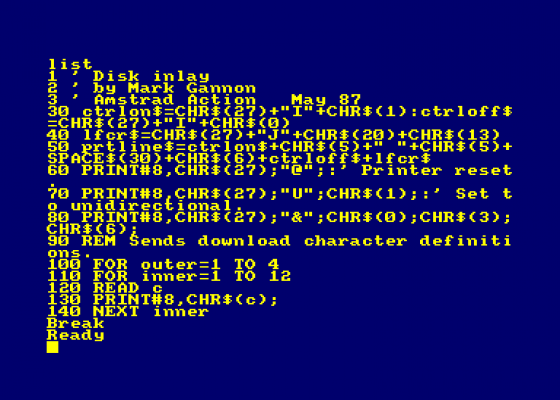 Disk Inlay Screenshot