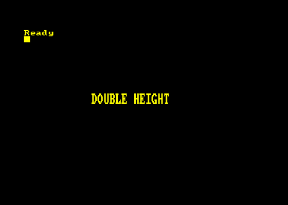 Double Height