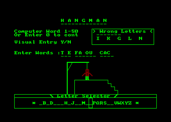 Hangman Screenshot