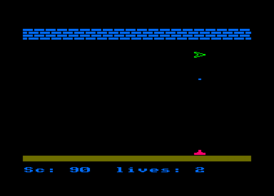 Invaders Of The Lost Lark Screenshot 1 (Amstrad CPC464)