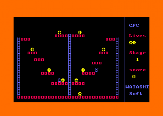 Ladders Screenshot 1 (Amstrad CPC464)
