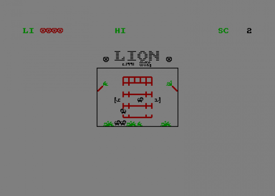 Lion Screenshot 1 (Amstrad CPC464)