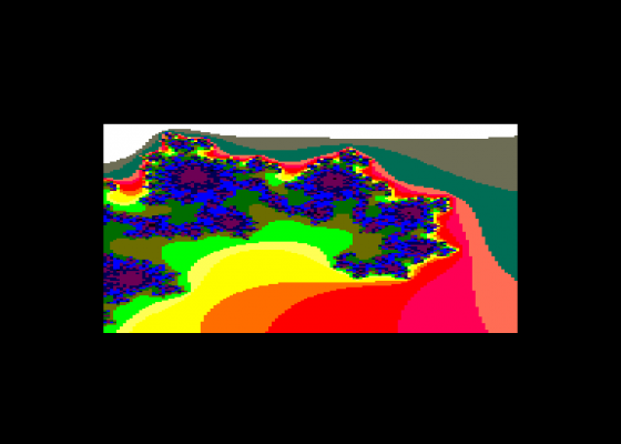 Mandelbrot Generator Screenshot 5 (Amstrad CPC464)