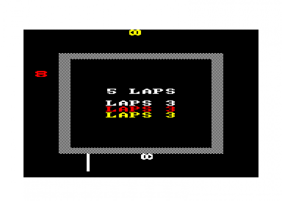 Mini Car Racer Screenshot 1 (Amstrad CPC464)