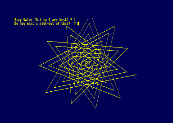 Pattern Plotter Screenshot 5 (Amstrad CPC464)