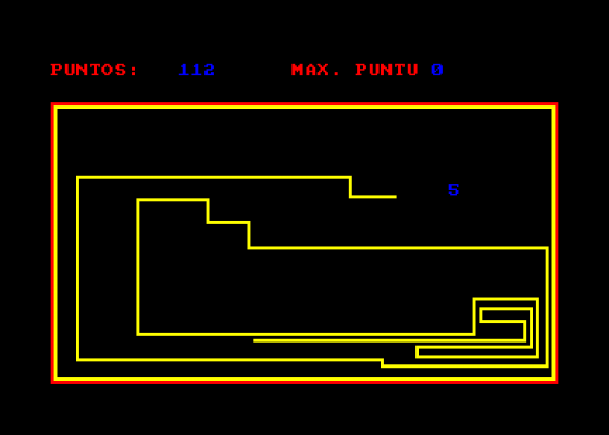 Snakes Screenshot 1 (Amstrad CPC464)