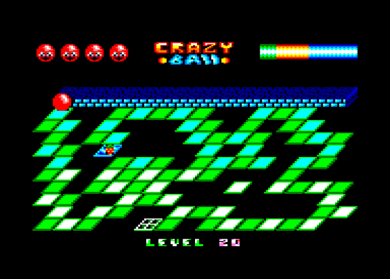 Crazy Ball Screenshot 5 (Amstrad CPC464)