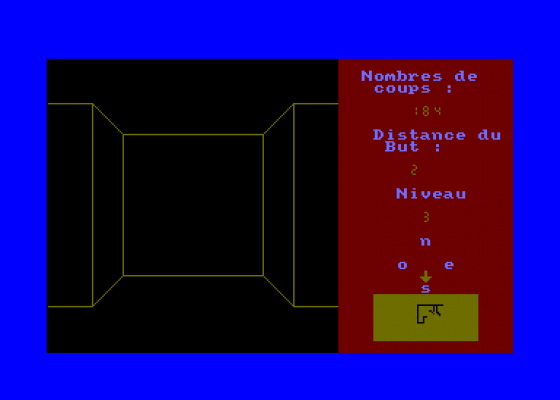 3-D Maze Screenshot 5 (Amstrad CPC464)