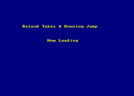 Roland Takes A Running Jump