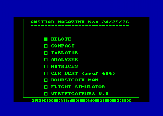 Compilation Amstrad Magazine Numeros 24-25-26