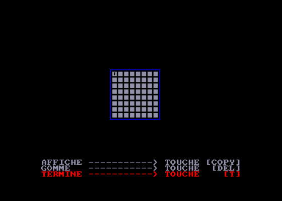 Geca, Gega et Decamob Screenshot 1 (Amstrad CPC464)