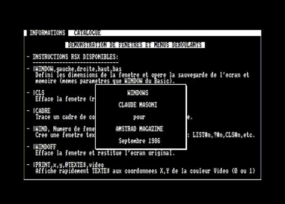 Gestion De Fenetres Screenshot