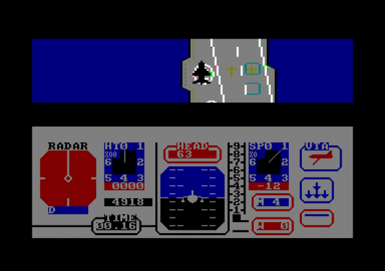 Jump Jet Screenshot 1 (Amstrad CPC464)