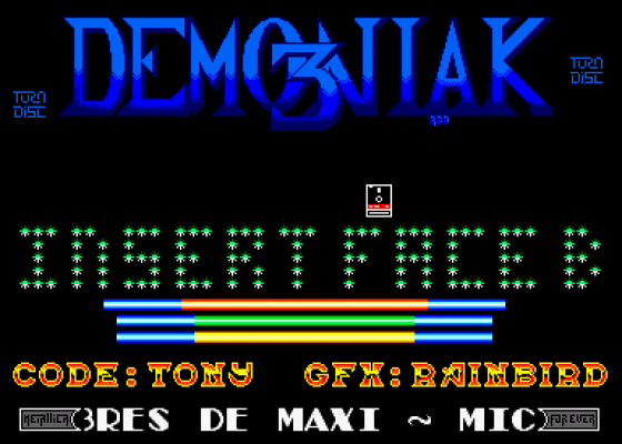 Demoniak 3 Screenshot 5 (Amstrad CPC464)