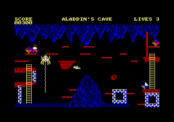 Aladdin's Cave Screenshot 1 (Amstrad CPC464)