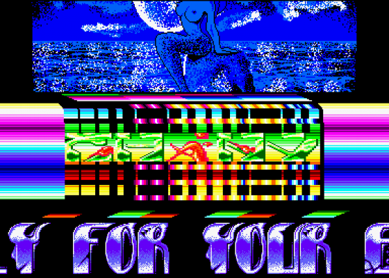 Only For Your Eyes 2 Megademo Screenshot 5 (Amstrad CPC464)