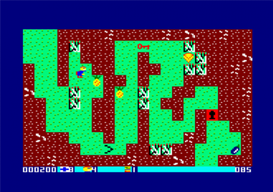 Fitzroy And The Confounding Labyrinth Screenshot 7 (Amstrad CPC464/664/6128)