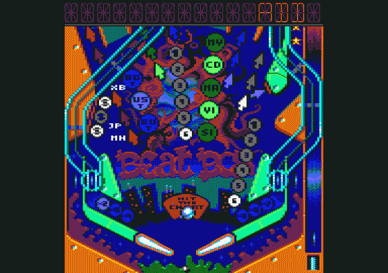 Pinball Dreams Screenshot 10 (Amstrad CPC464)