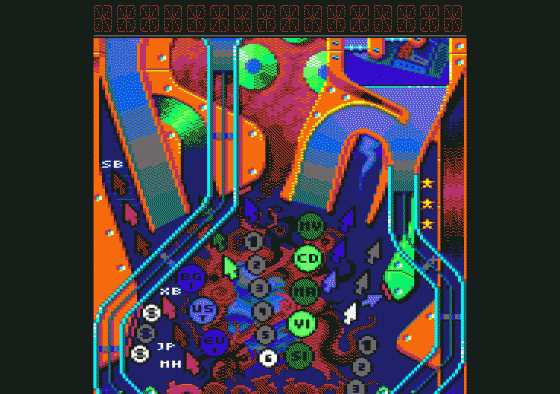 Pinball Dreams Screenshot 12 (Amstrad CPC464)