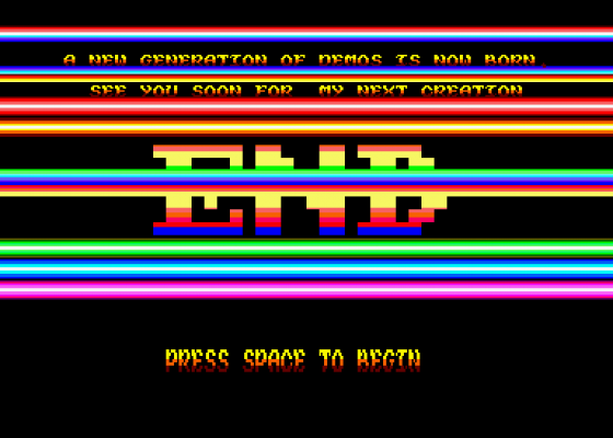 The Last Demo Screenshot 5 (Amstrad CPC464)