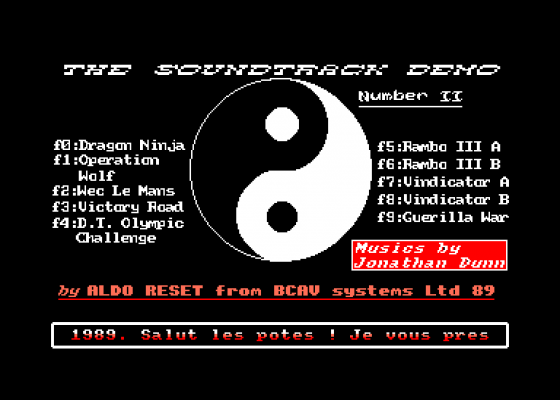 The Soundtrack Demo Number II