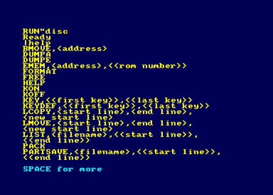 Toolkit Basic Programmer's Aid