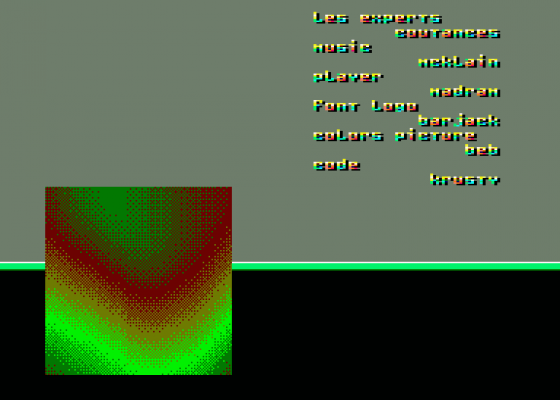 ReSeT 0 - Les Experts - Coutances Screenshot 5 (Amstrad CPC464)