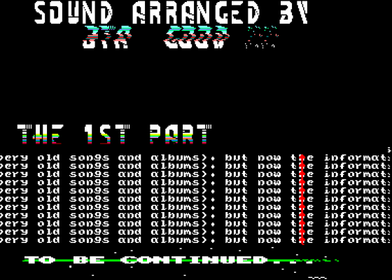 BTA Number 1 Screenshot 5 (Amstrad CPC464)