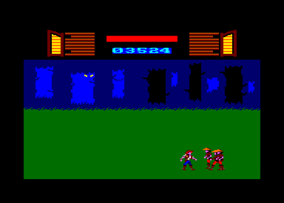 Kung Fu Guns Screenshot 5 (Amstrad CPC464)