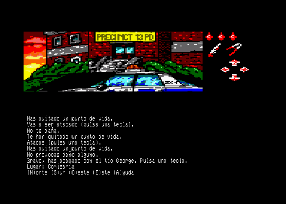 Zombi Terror Reloaded Screenshot 5 (Amstrad CPC464)