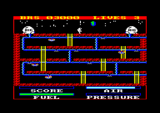 Astro Plumber Screenshot 1 (Amstrad CPC464)