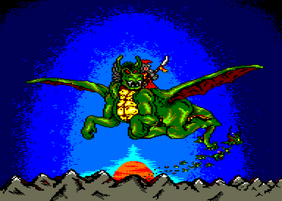 Woman & Dragons Screenshot 5 (Amstrad CPC464)