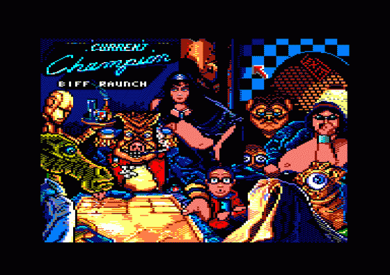 Shufflepuck Cafe Screenshot 5 (Amstrad CPC464)