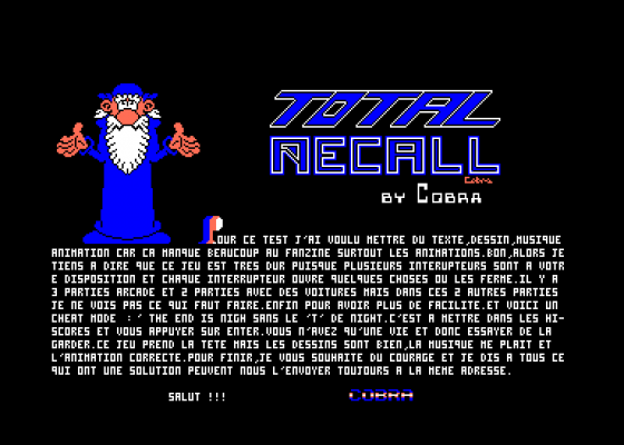 Z80 2 Screenshot 5 (Amstrad CPC464)