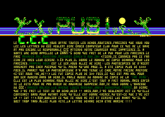 Z80 3 Screenshot 5 (Amstrad CPC464)