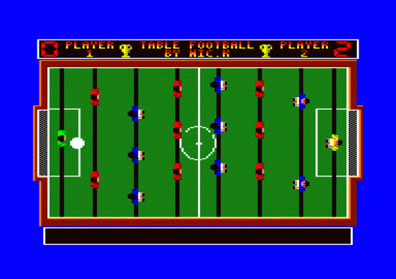Table Football Screenshot 1 (Amstrad CPC464)