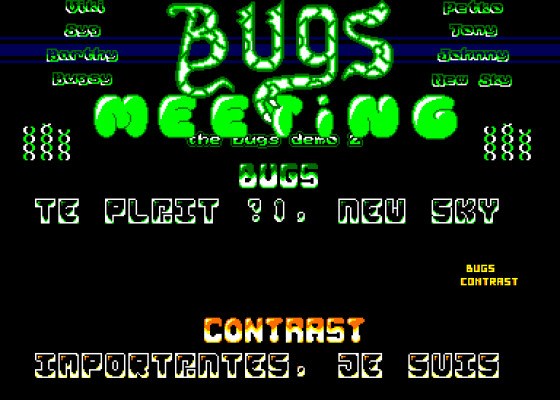 Bugs 2 Meeting