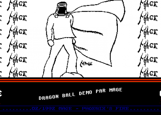 Dragon Ball Demo Screenshot 5 (Amstrad CPC464)