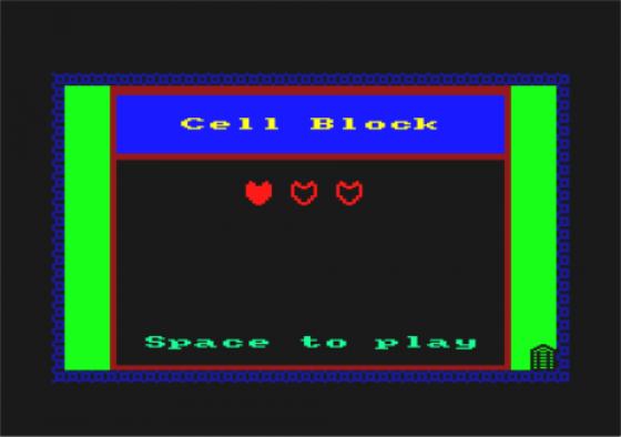 Cell Block Screenshot 7 (Amstrad CPC464)