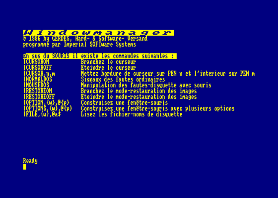 CPC MousePack 2.0 Screenshot 5 (Amstrad CPC464)