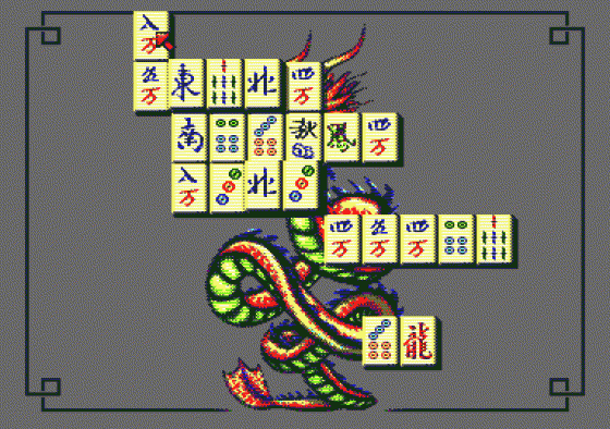 Imperial Mahjong Screenshot 7 (Amstrad CPC464)