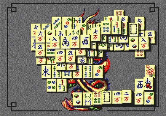 Imperial Mahjong Screenshot 15 (Amstrad CPC464)