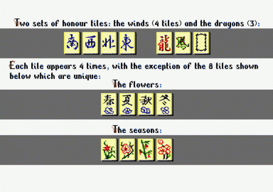 Imperial Mahjong Screenshot 22 (Amstrad CPC464)